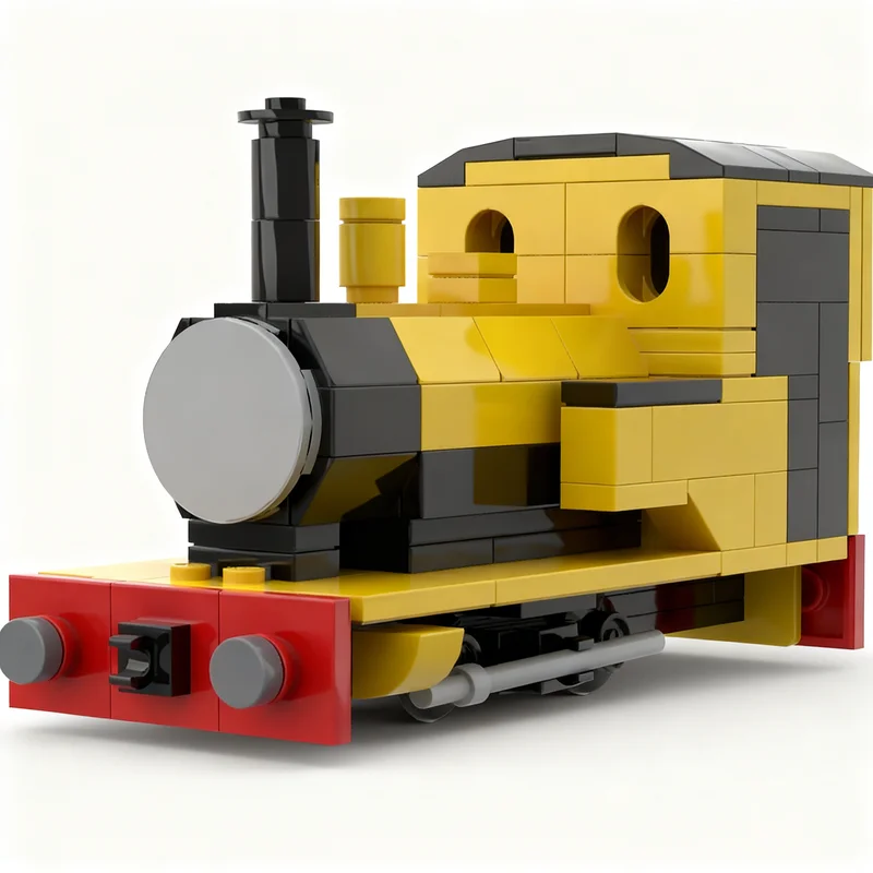 Набор для сборки узкоколейного поезда MOC Duncan Rock Rollin, 180 деталей, экспертный набор, коллекционная базовая модель, подарок для строителей (art.: 3920dc0d448c6) - 3920dc0d448c6
