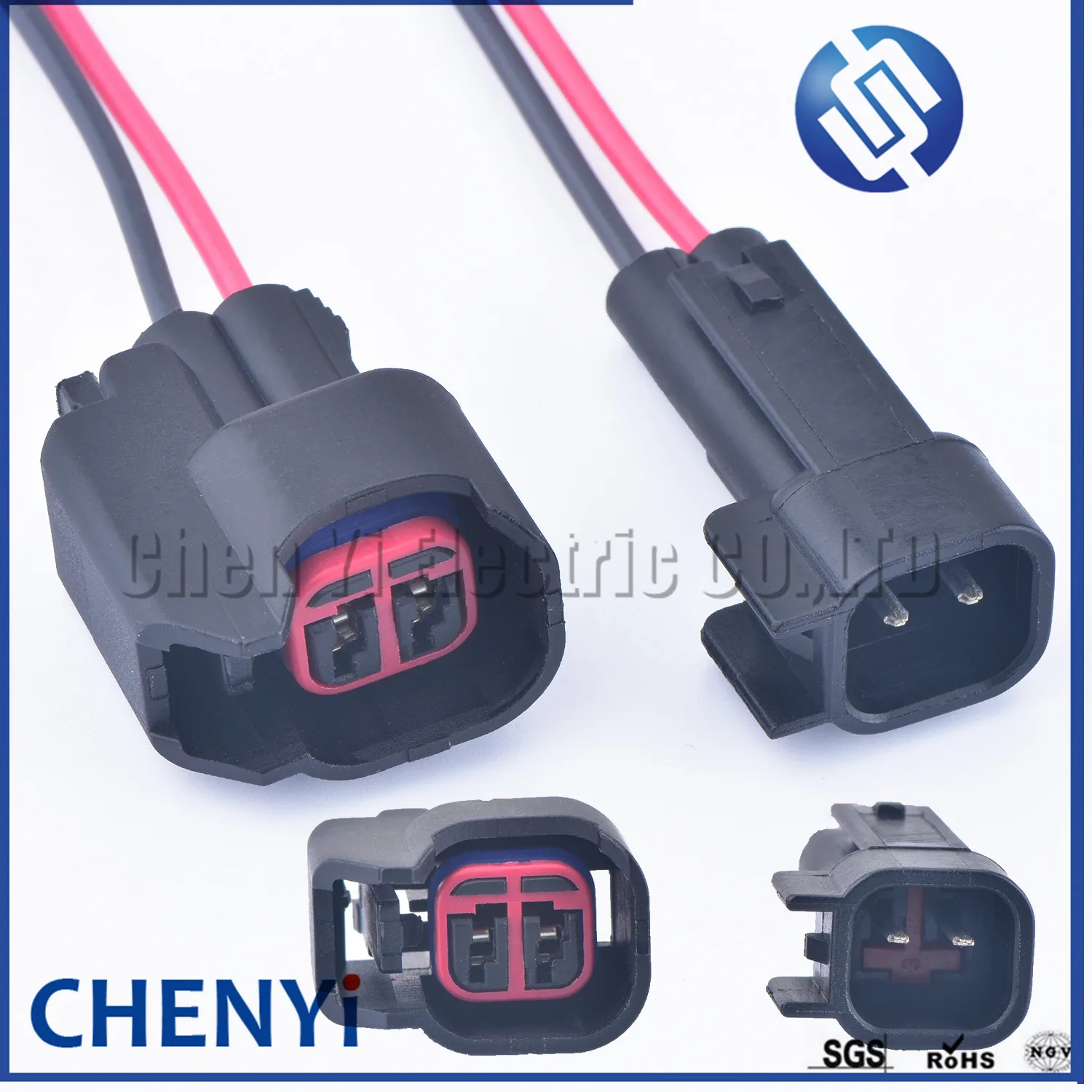 2-контактный автомобильный водонепроницаемый разъем USCAR EV6 EV14, топливный инжектор, проводки, зажимы, отрезка и соединение проводов для Ford LS2 LS3 LS7