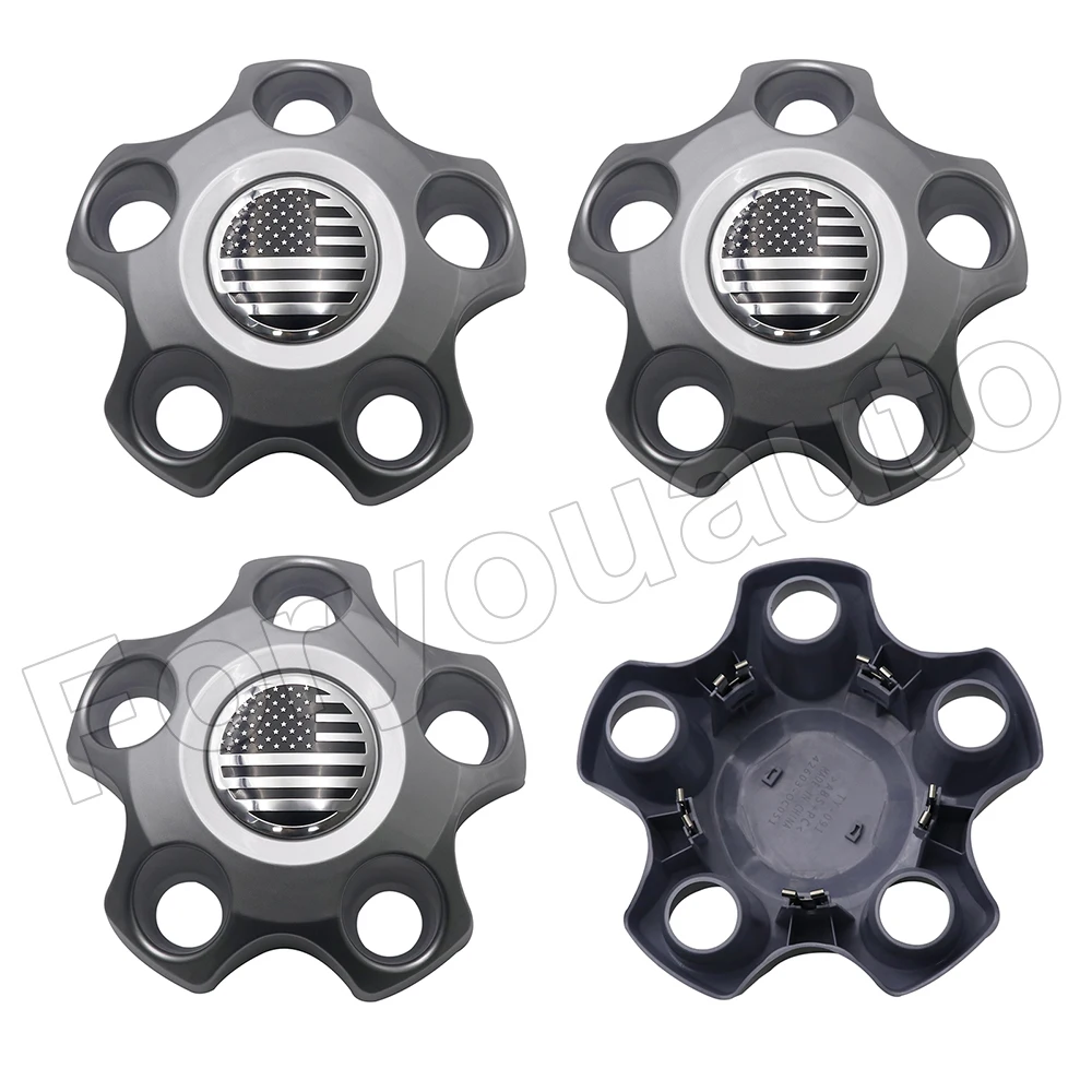 4 шт. колпачки на колеса Toyota Tundra 2008-2021 с логотипом американского флага