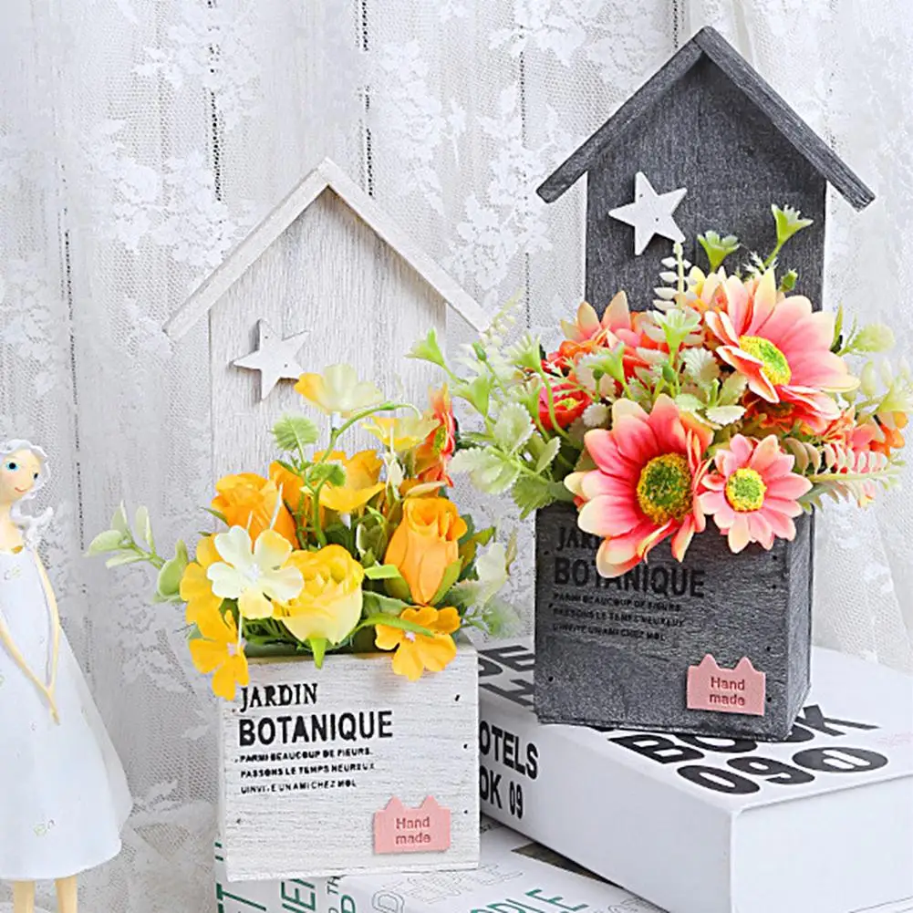 

1 набор, деревянный контейнер в форме красивого дома