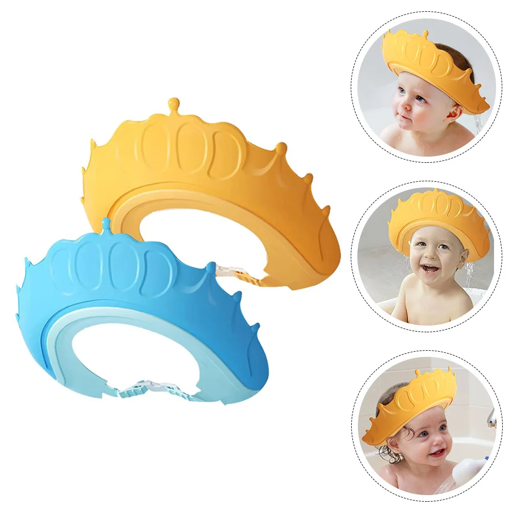 

Cap Shower Baby Hat Shampoo Bath Kids Visor Toddler Bathing Caps Adjustablehair Shield Infant Hats Wash Head Washing Protector