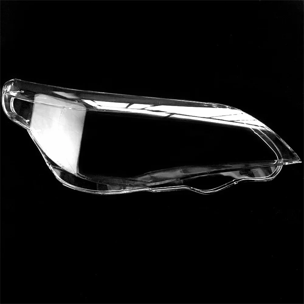 Фото HTTCY для BMW 5 серии E60 E61 525i 530i крышка объектива автомобильной фары прозрачный корпус боковой фары 2004-2010 63127165570 №2