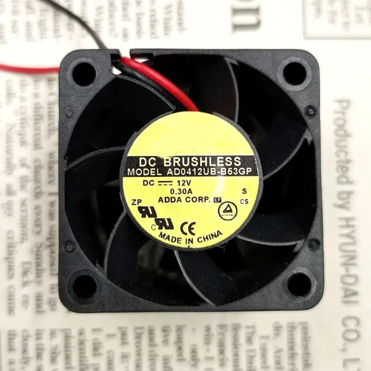 

Brand new original AD0412UB-B53GP 4028 12V 0.30A 4 cm chassis cooling fan