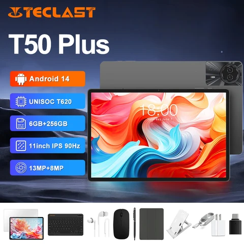 Планшет Teclast T50 Plus, 11", 6/256ГБ, Wi-Fi+4G, Android