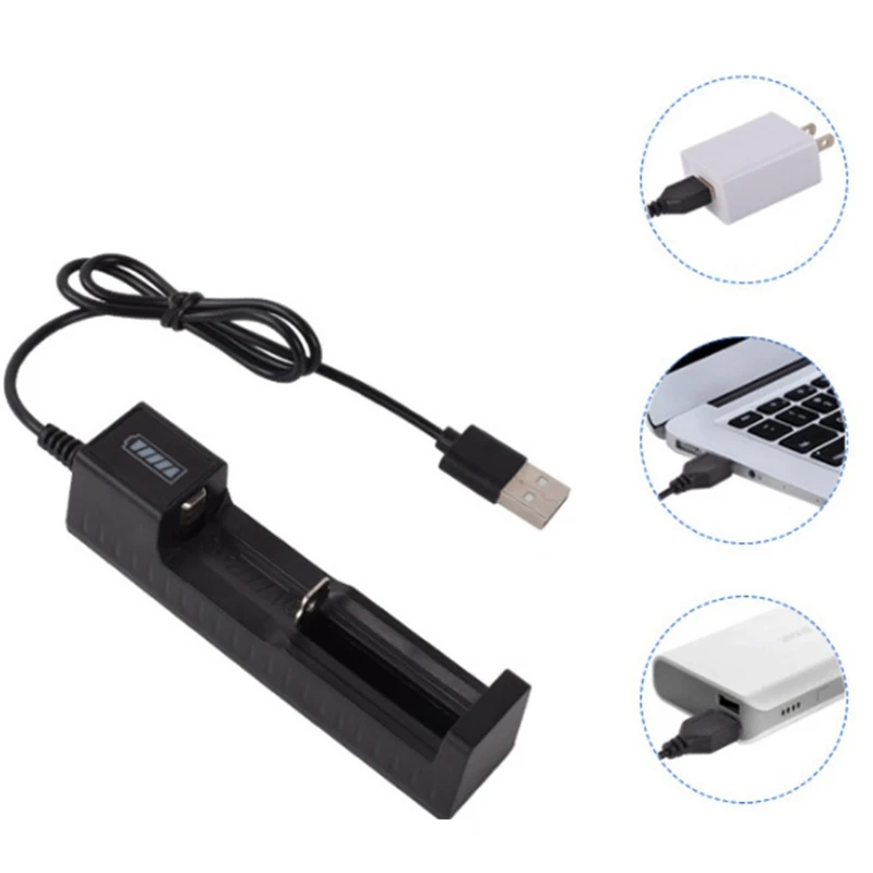 Устройство для быстрой зарядки аккумуляторов 18650 14500 16340 USB-зарядное устройство