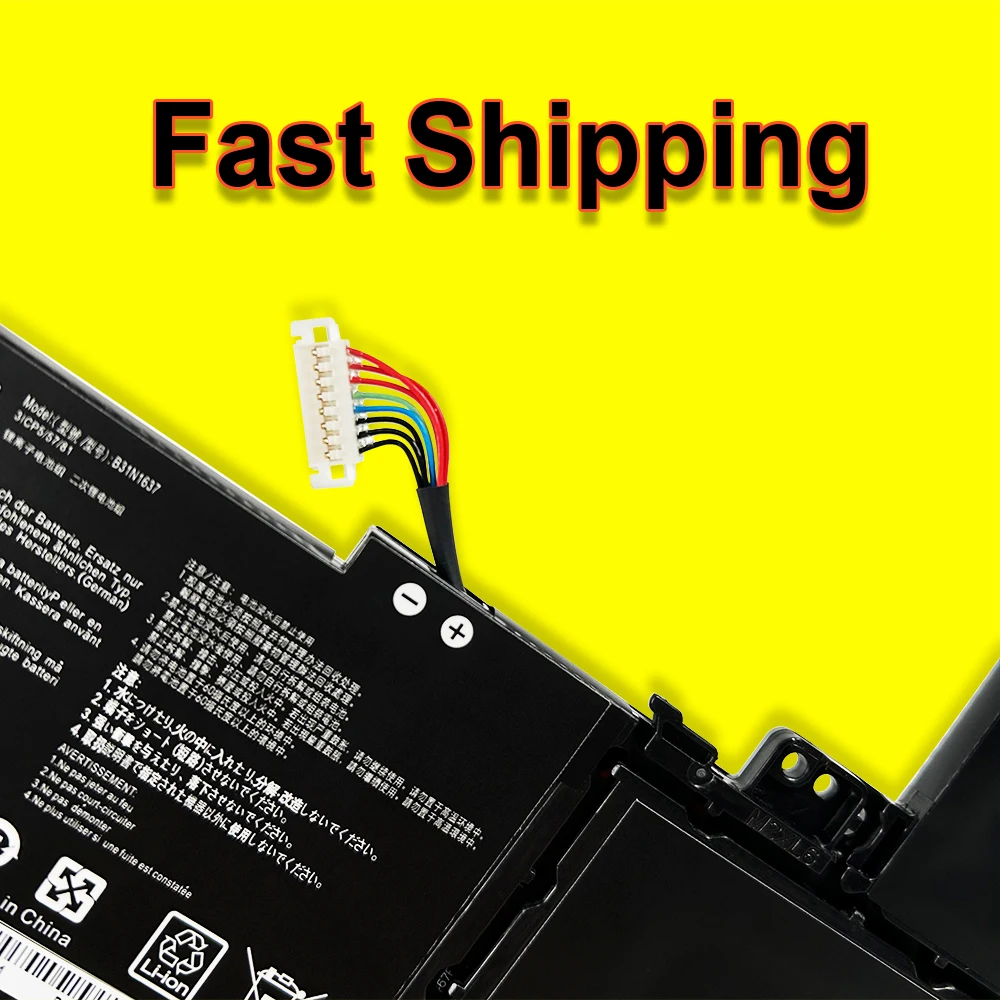 B31N1637 Аккумулятор для ASUS X510 X510UA X510UF X510UQ F510 F510UA F510UQ S510UA S510UQ S510UR C31N1637 11 52 В 42 Втч