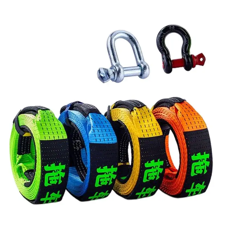 

Heavy Duty Car Towing Rope Towing Strap High Strengthened Car Accessories For Car Truck Atv Suv High Elastic for Car Drivers Use
