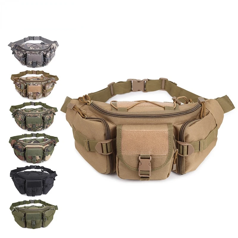 

Hiking Tactical Man Fanny Pack Mountaineering Leg Mobile Phone 3p Belt Waist Packs Portable Bag Men Outdoor Tool Drop Women's