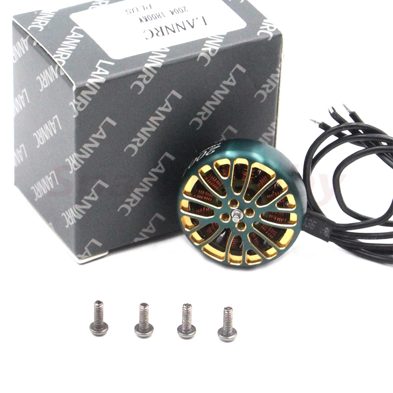 LANNRC 2004 Plus 3 5 кв 3-6S Lipo бесщеточный двигатель мм вал 12N14P подходит для RC FPV-5 дюймовых