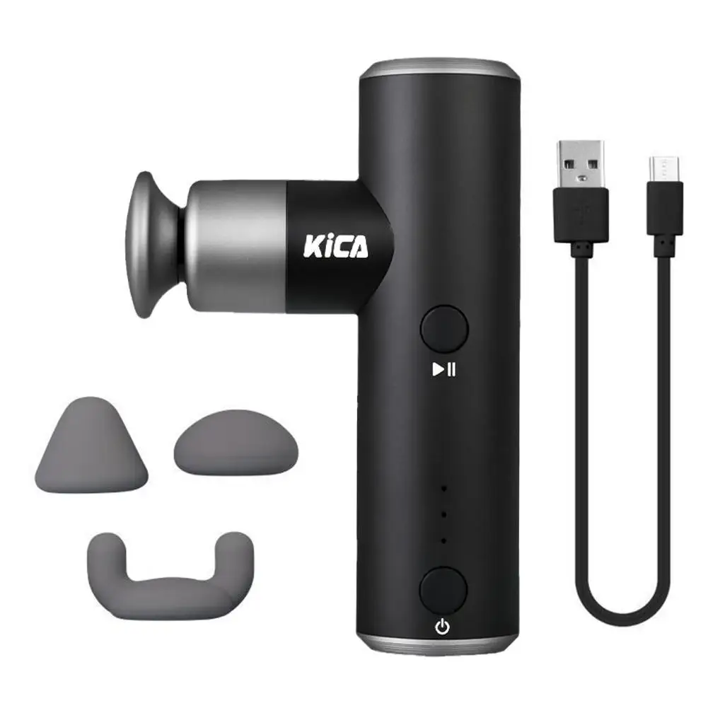 

Массажный пистолет KICA K2 для мышц, портативный аппарат для ударного массажа, 4 скорости, 4 режима