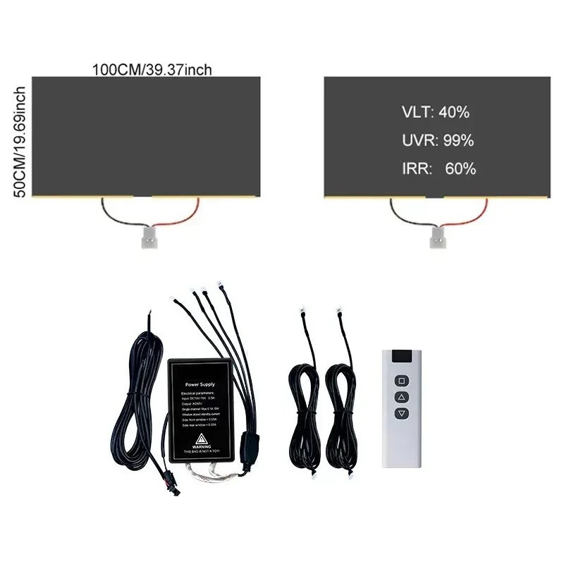 

PDLC пленка для авто, черная, 0.45 мм