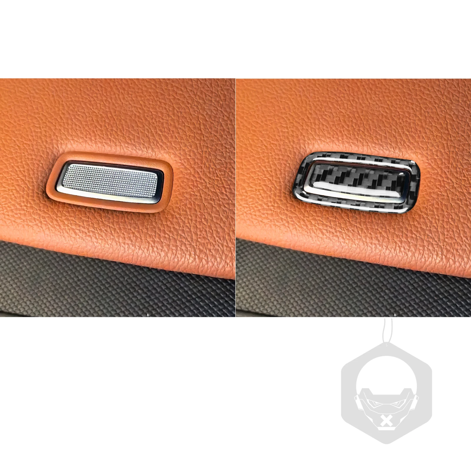 Для Benz S-Class W223 2021-2024 углеродное волокно задний ящик для хранения панель