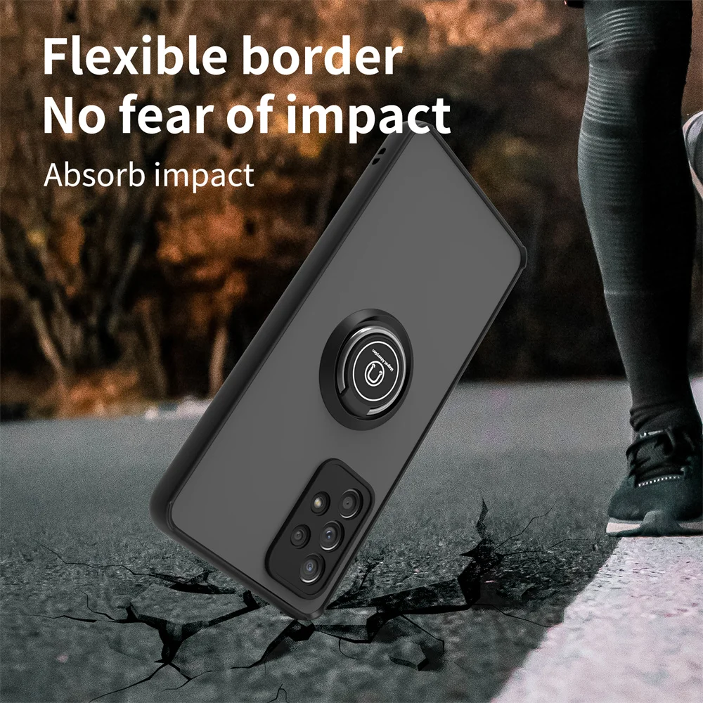 Новинка магнитный матовый чехол для A42 A33 A32 A31 A03 A04 Samsung Galaxy A73 A72 A71 A52 A51 A50 PluShockProof