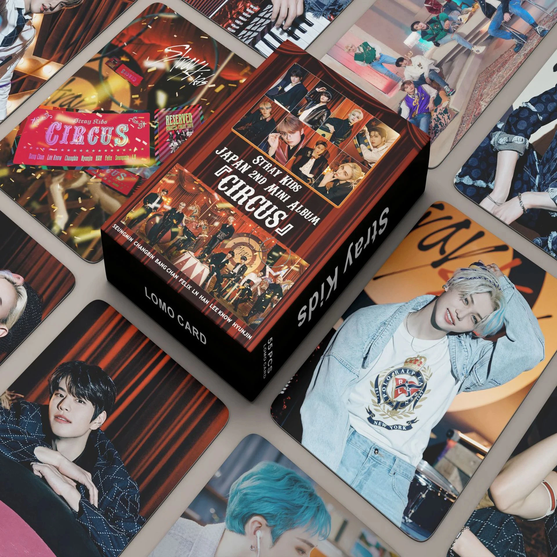 

Открытка Детская в стиле K-POP, 55 шт.