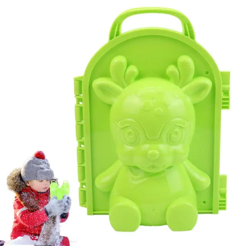 

Snow Mold Toys Creative Winter Deer Toy For Kids Winter Toys With An Elastic Handle For Kids Toddlers Children Teens To Make