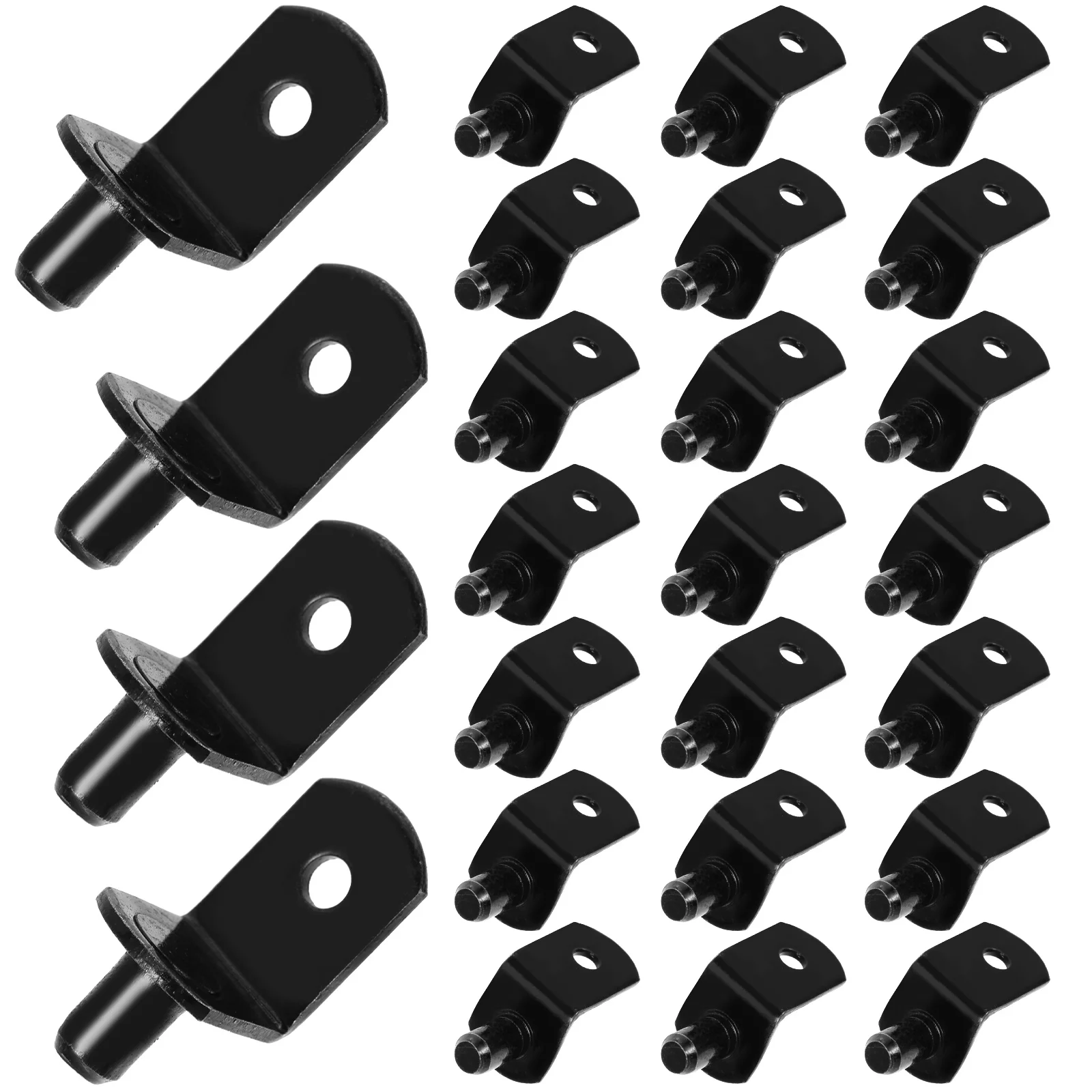 

40 Pcs Metal Shelving Cabinet Shelf Clips Metal Cabinets Shelf Pin Closet Bookshelf Bookshelf Pegs Wardrobe Shelves