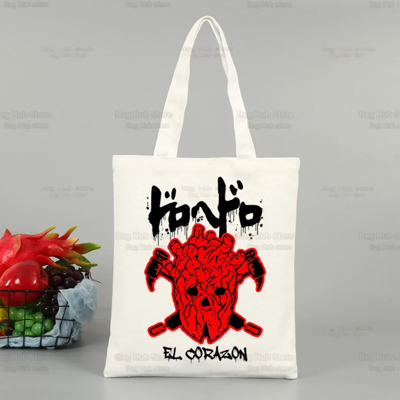 

Dorohedoro Shopping Bag Shopper Kaiman Nikaido Japan Anime Eco Canvas Cotton Shopper Bolsas De Tela Bag Shoping Reusable