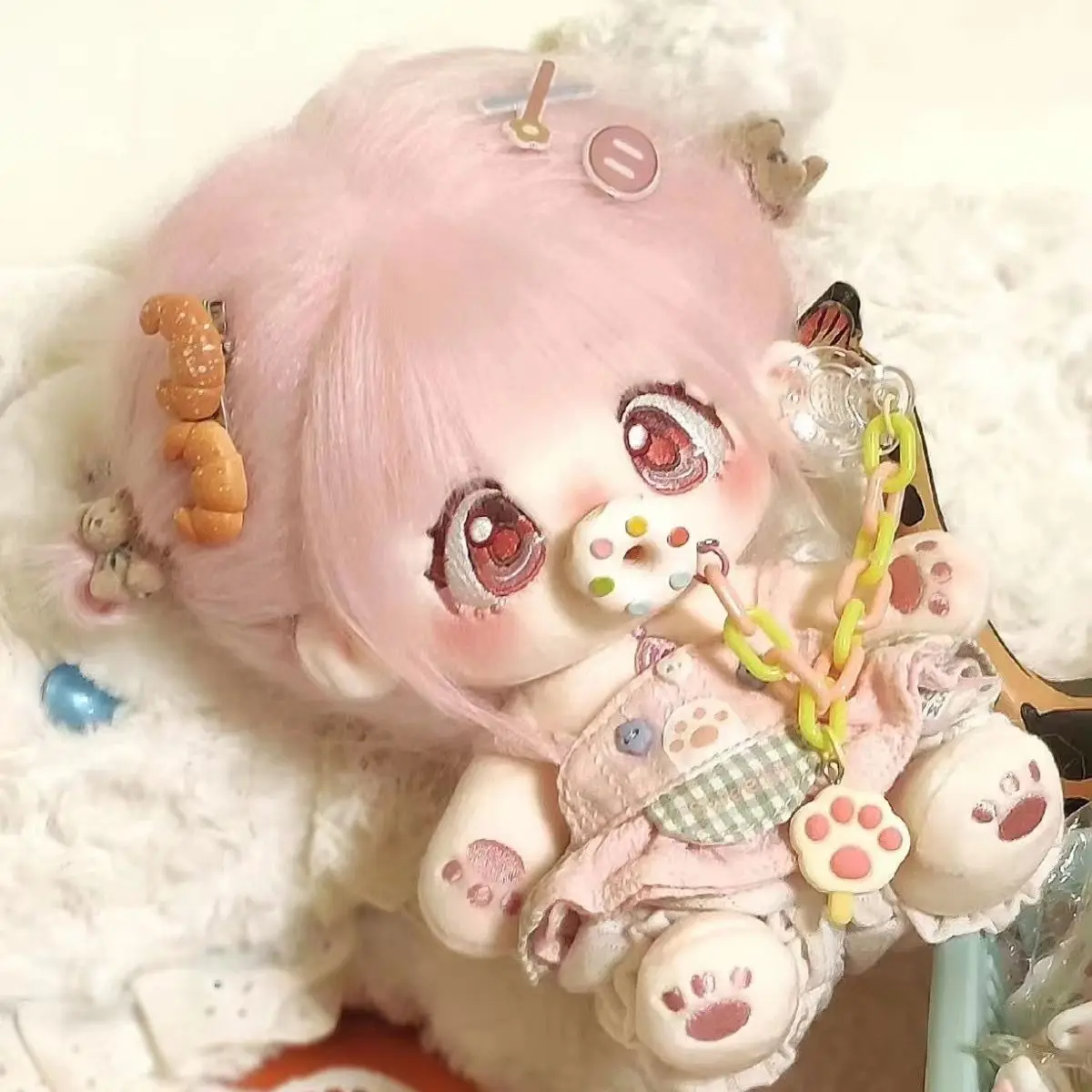 

20cm Puella Magi Madoka Magica Kaname Madoka Cute Plush Stuffed Doll Body Cosplay Dress Up Dolls Mascot Plushie Pillow Xmas Gift