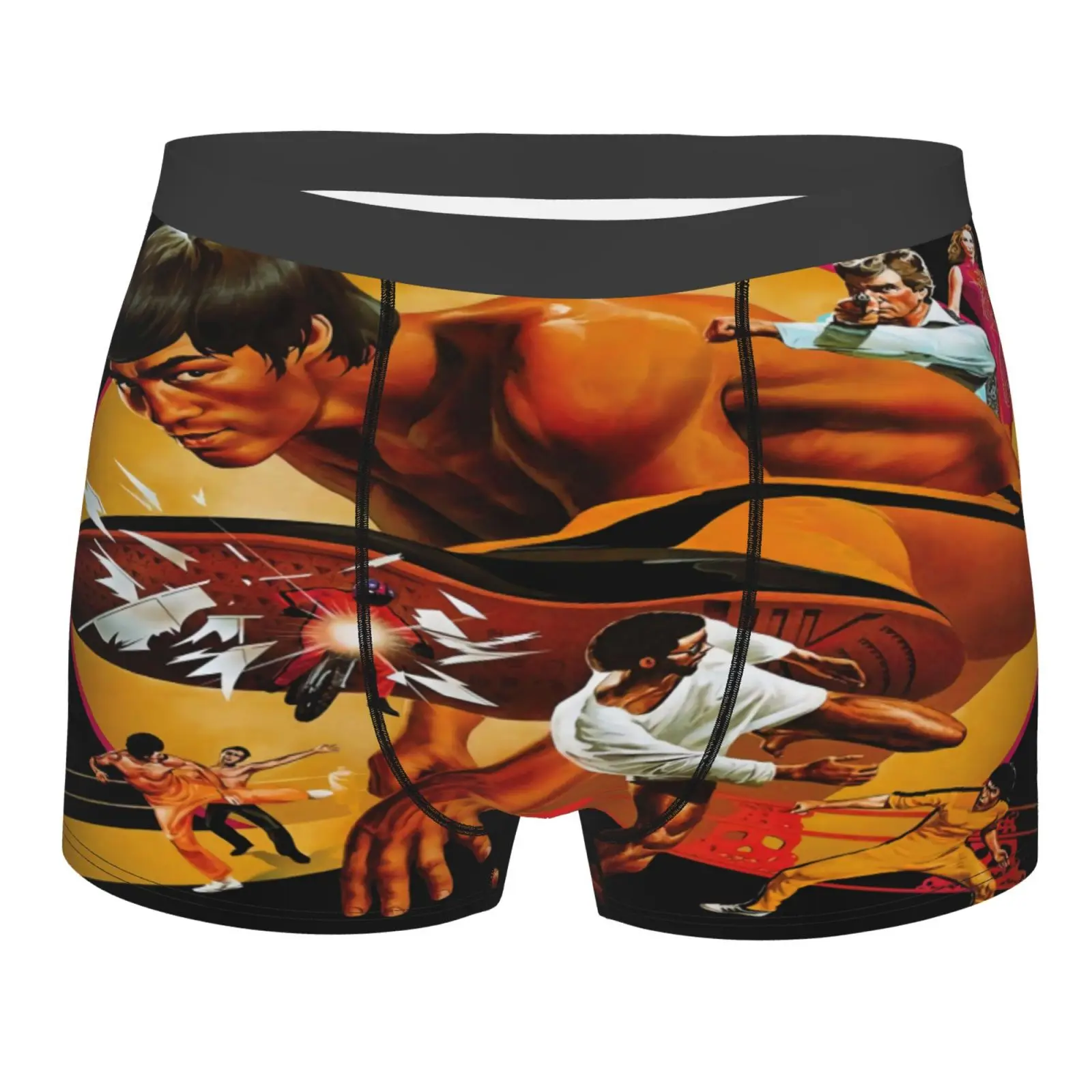 

Bruceclassic Of Death, стиль плаката, женские боксеры, трусы, сексуальная одежда для детей, ремешок для мужчин, мужская сексуальная одежда из полиэсте...