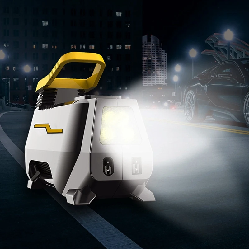 Автомобильный насос для шин AC/DC 12 В портативный воздушный компрессор цифровой со