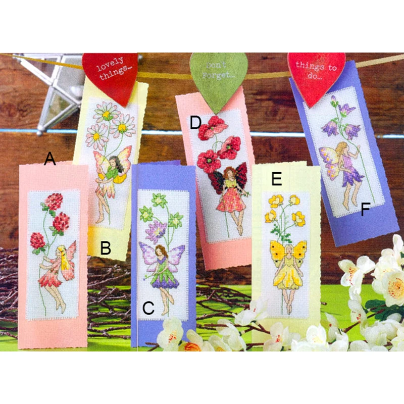 

BK061DIY Craft Cross Stitch Bookmark Christmas Plastic Fabric Needlework Embroidery Crafts Counted New Gifts Kit Holiday