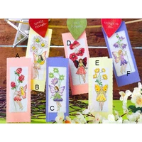 bk061diy craft cross stitch bookmark christmas plastic fabric needlework embroidery crafts counted new gifts kit holiday
