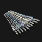 1 шт. винтажная стеклянная перьевая ручка с наполнением чернилами, перьевые ручки для подписи и каллиграфии, стеклянная ручка ручной работы, художественные принадлежности для рисования