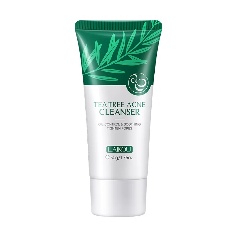 

Tea Tree Facial Cleanser Moisturizing Cleansing Pore to Control Oil Refreshing and Non greasy Facial Cleanser 50g