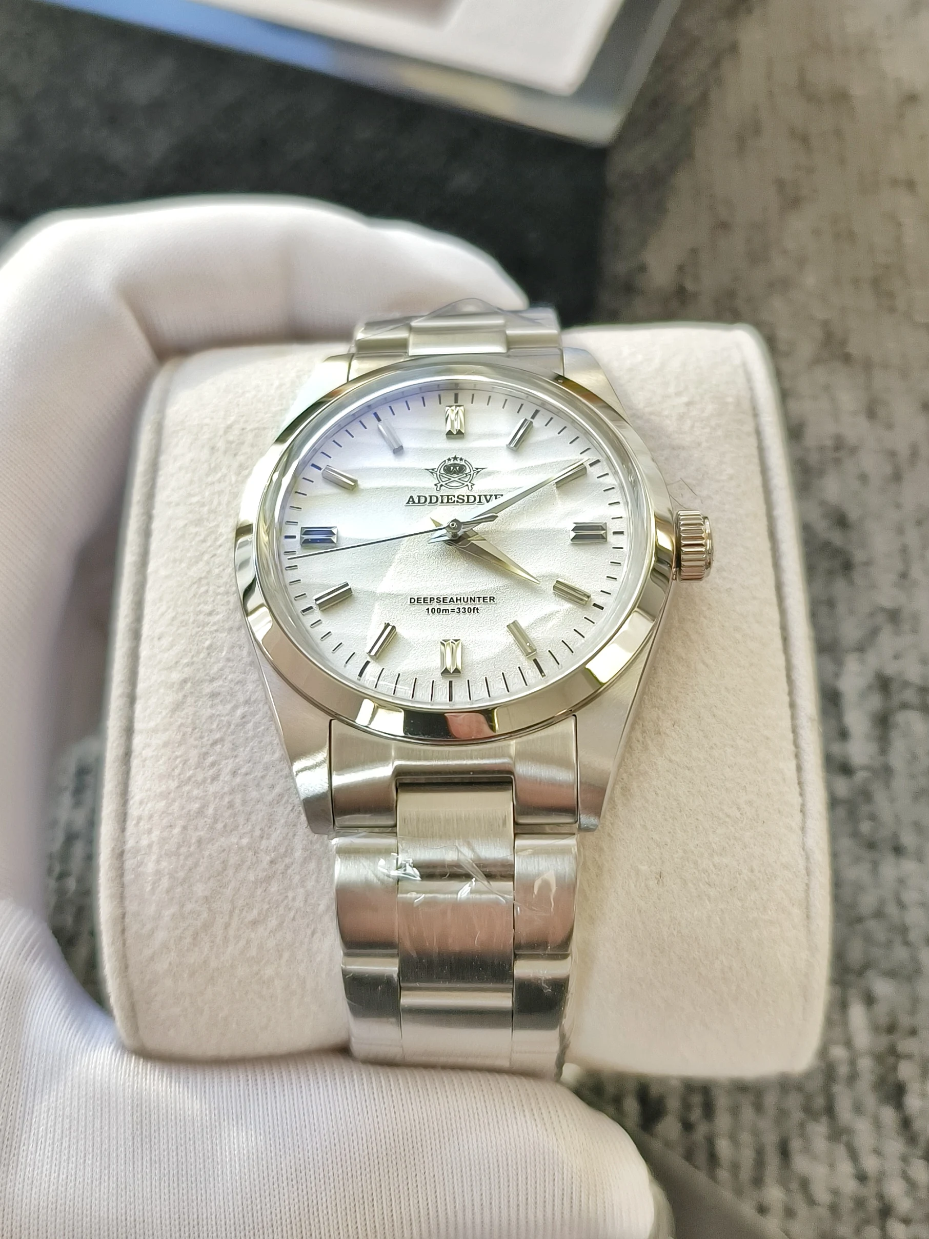 ADDIESDIVE мужские часы с песочным циферблатом кварцевые 100 м водонепроницаемые из
