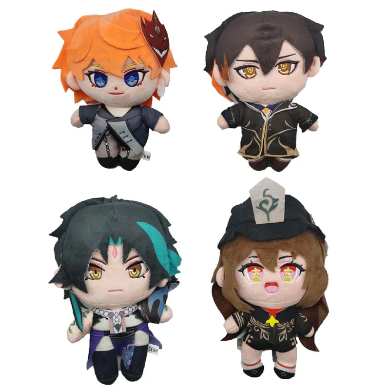 

Новая детская игрушка 20 см, мягкая набивная Подушка Morax Zhong Li Xiao Hu Tao Ayato