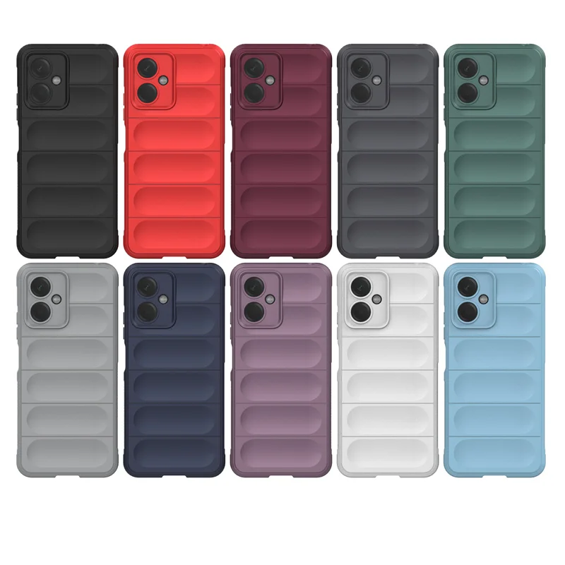 For Cover Redmi Note 12 Case For Redmi Note 12 China Capas Bumper Shockproof Soft TPU Fundas Xiaomi Redmi Note 12 Pro Plus Cover