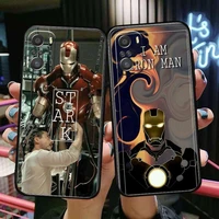 popular iron man phone case for xiaomi mi 11 lite pro ultra 10s 9 8 mix 4 fold 10t 5g black cover silicone back prett