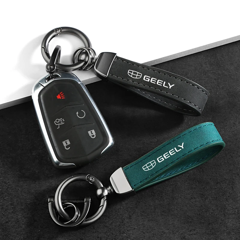 

Alloy Car Keyrings Holder Buckle Key Chain for Geely GE GT EV8 EX7 Emgrand Vision Ec8 Binray Tugella Auto Key Rings Accessories
