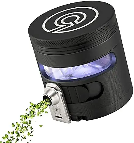 

MANUAL Grinder AUTOMATIC Dispenser Large 2.5" Aluminum Alloy