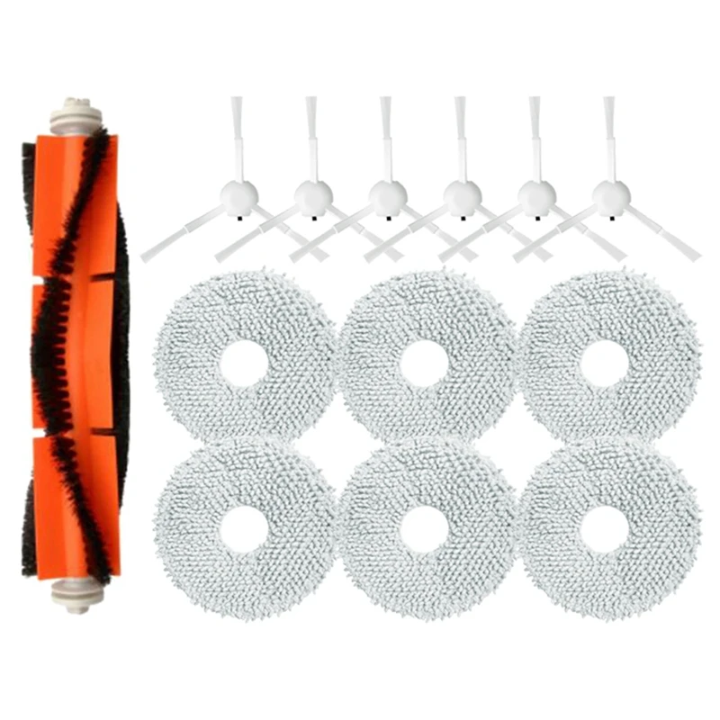 

For Xiaomi Mijia B101CN Sweeping Robot 3-In-1 Main Brush Mop Cloth Rag Kit Accessories Replacement Washable Rag
