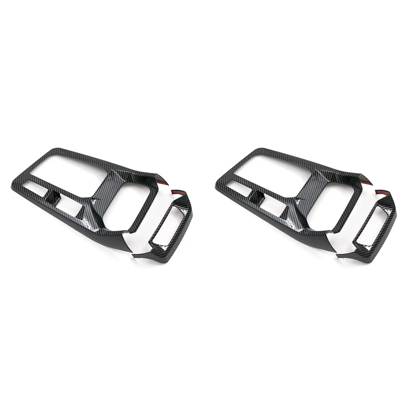 

4PCS For MG 5 MG5 2020 2021 Car Central Control Gear Shift Panel Cover Trim Cup Holder Decoration Frame Accessories