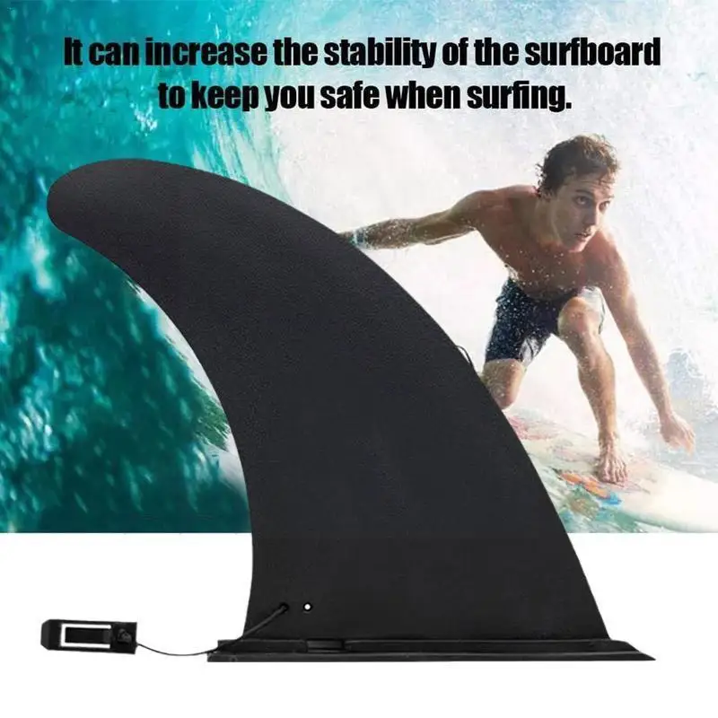 

Surfing Wawe Fin Surfboard Paddle Board Buckle Tail Slide-in Marine Fish Large Fin Diverter Rudder Fin Sup Detachable Tail Y2h8