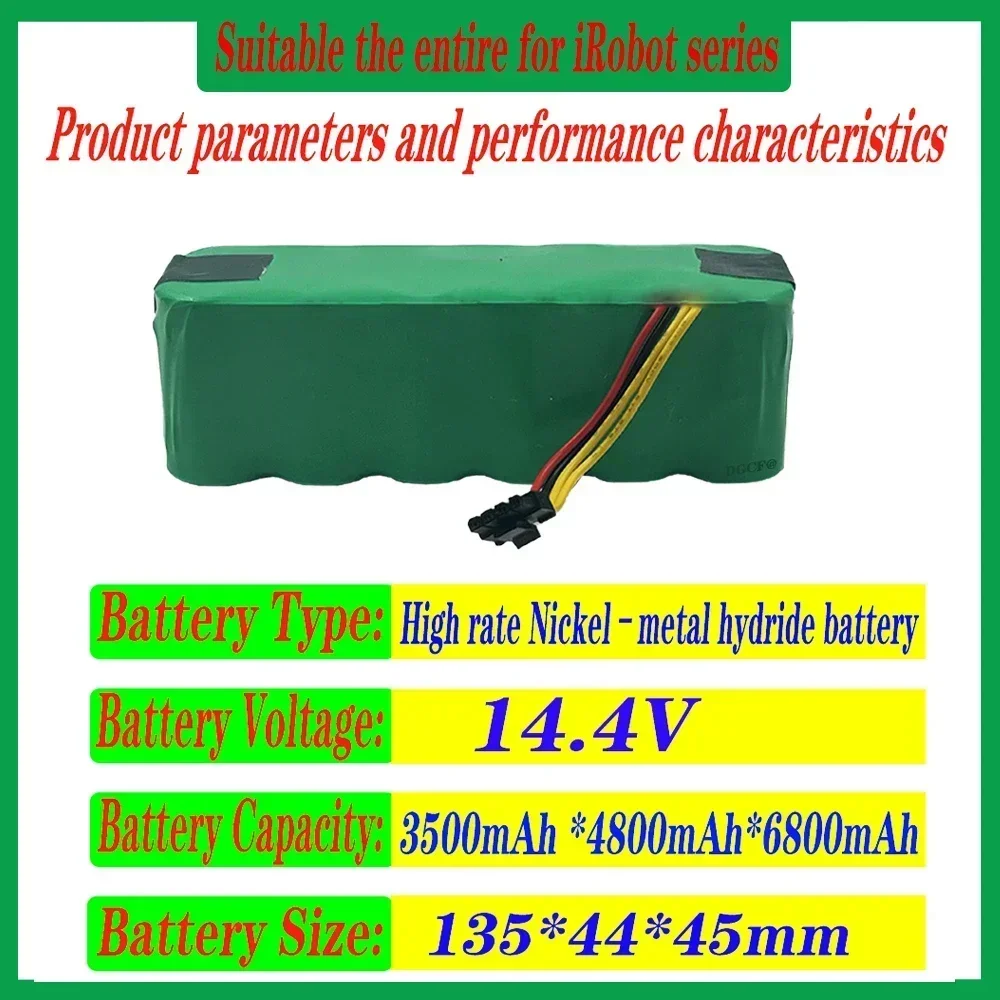 Фото Аккумулятор для пылесоса Kitfort KT504/Haier T322 T321 T325 Dibea X580 X900 Ecovacs Mirror CR120 Panda X500, 14,4 В №3