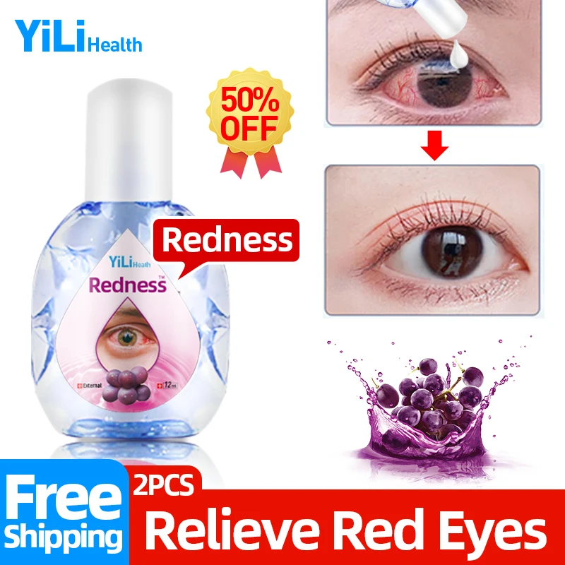 

Red Eyes Relief Treatment Blueberry Eye Drops Apply To Eyes Infection Bloodshot Medical Products 12ml