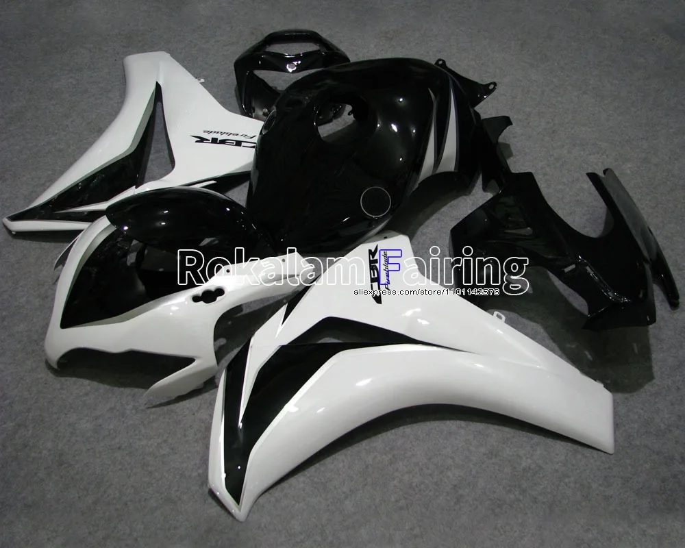 

CBR1000 RR 08 09 10 11 White Black Kit For Honda CBR 1000RR 2008 2009 2010 2011 Motor Fairing Kit (Injection molding)