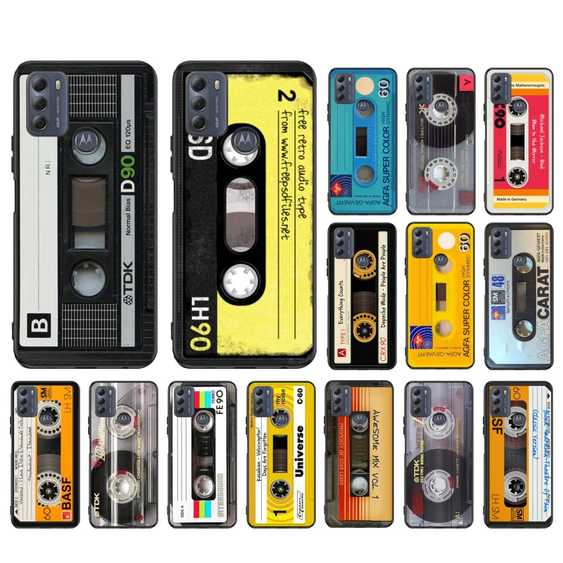 Кассета в стиле ретро для Moto Edge 50 40 Pro 30 Ultra Neo Fusion G Power Stylus Play E32 E20 E40