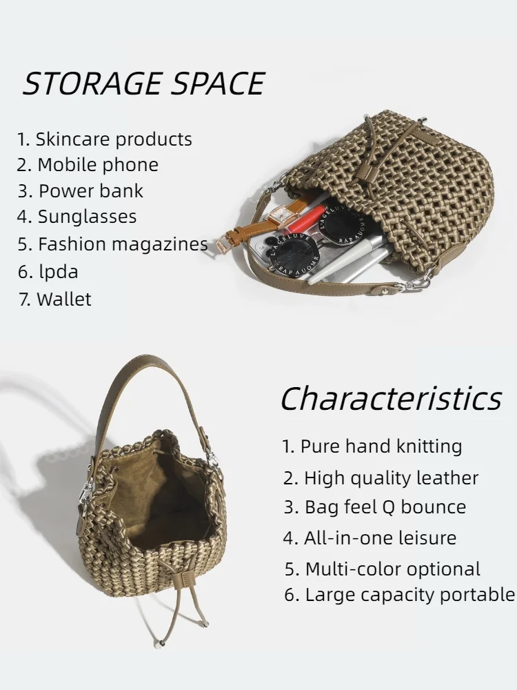 Большая сумка женская сумка-ведро сумки для женщин нейлоновый кошелек под