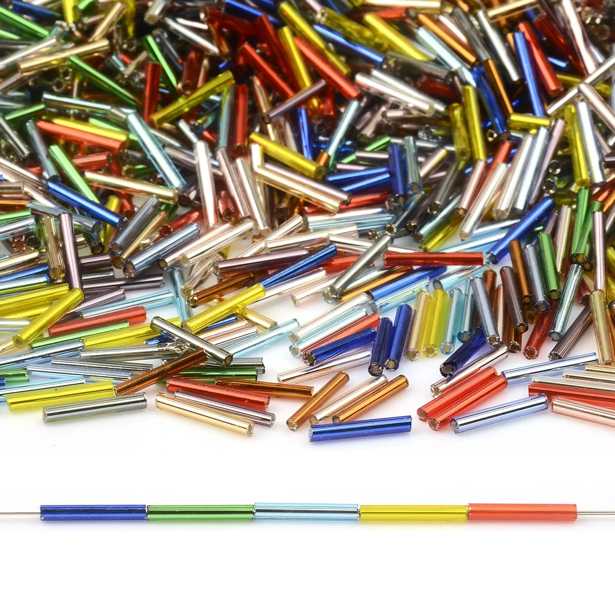 12 Мм Чешские Стеклянные Бусины Трубчатые