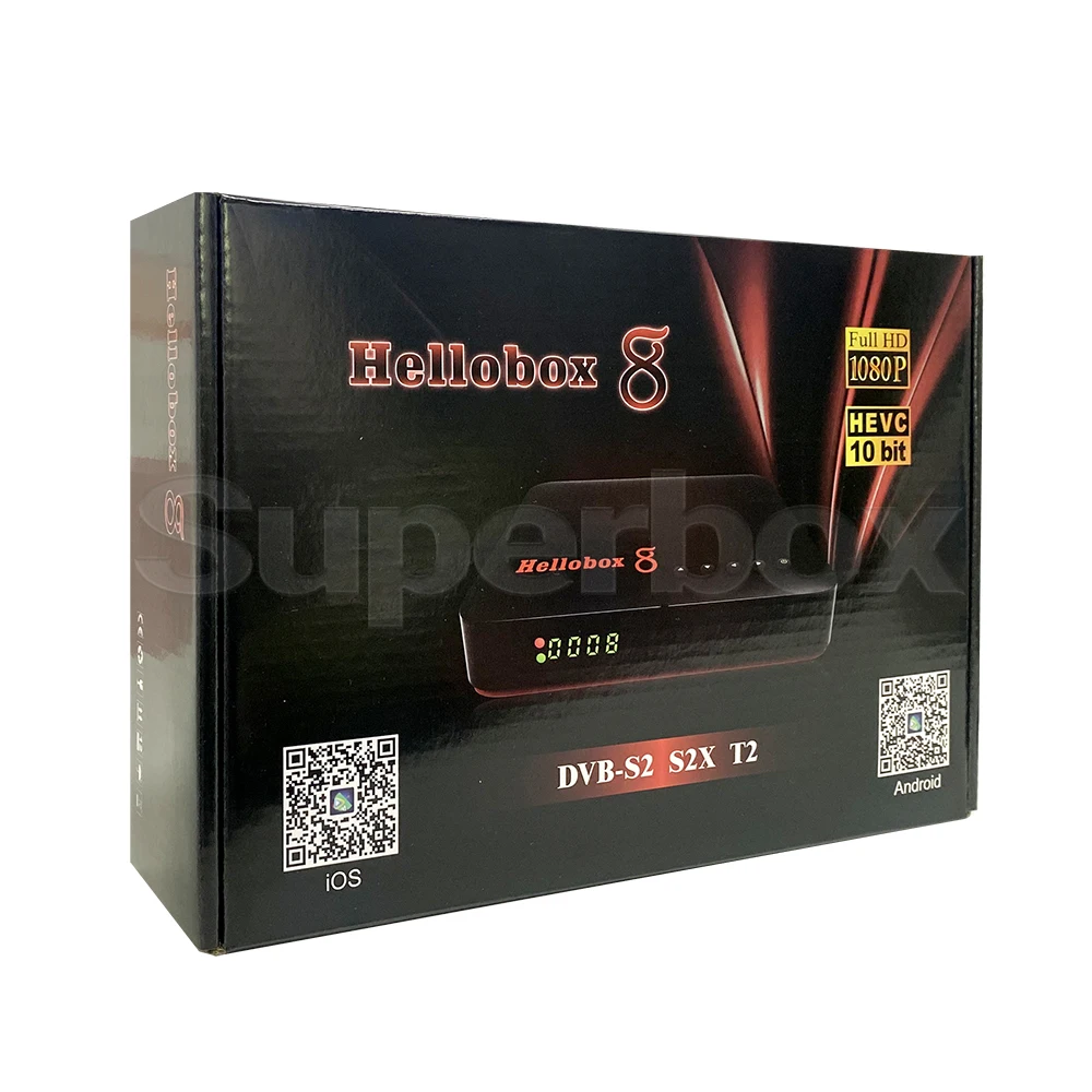 Hellobox 8 DVB плеер Hellobox8 Auto-PowerVu встроенный WiFi DVB-S2 S2X T2/C H.265 HEVC | Электроника