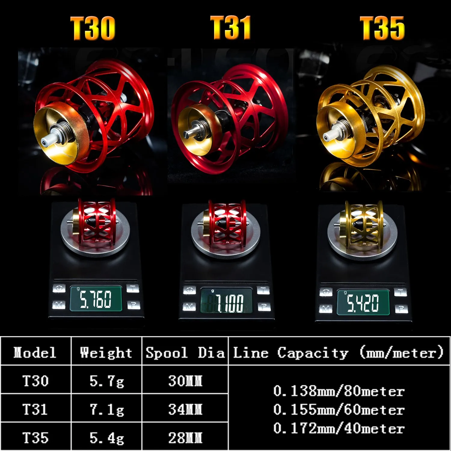 Дешево DIY DAIWA 4,8 г/7,1 г легкая катушка для SV/100/103/ Alphas Air TW/ZILLON SV 1016/ RYOGA 1016/ T3 BFS Катушка для спиннинга