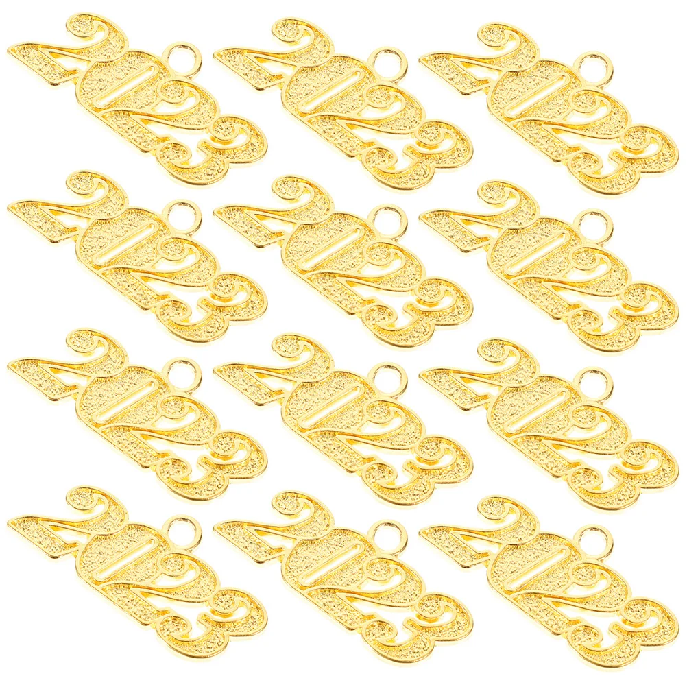 

12pcs Alloy 2023 Charms For Graduation Class Of 2023 Small 2023 Charms 2023 Jewelry Pendants Key Chain Charms 2023 Charms