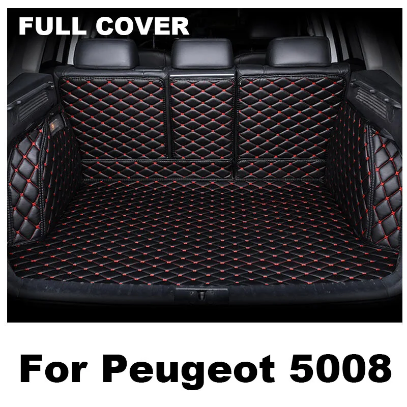

Car Trunk Mat For Peugeot 5008 T87 2017~2022 Auto Interior Decoration Cargo Tray Trunk Waterproof Protective Pad Car Accessories