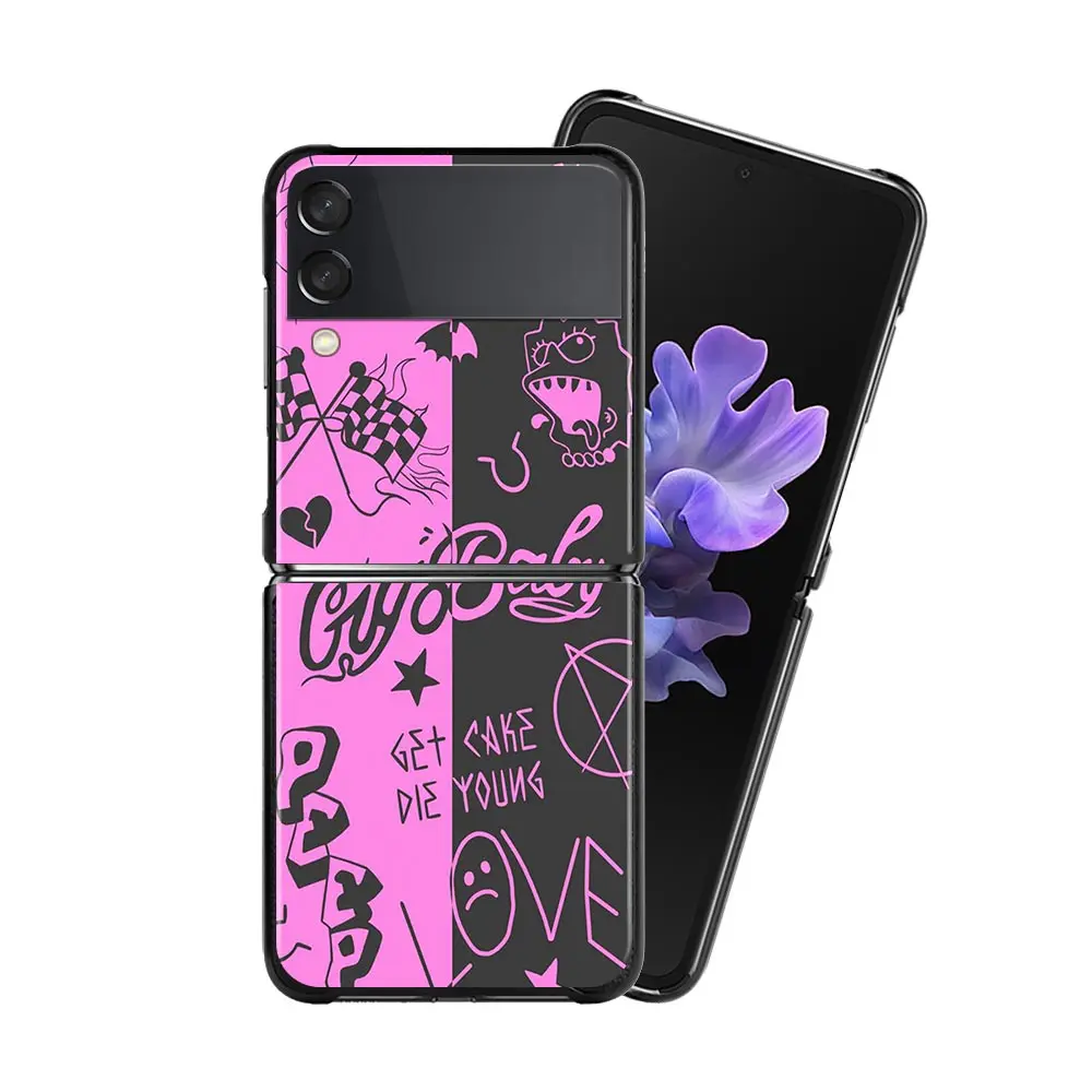 Флип-чехол для Samsung Z Flip3 чехол Galaxy ZF3 ZF ZFlip3 флип-чехол Hell Boy Lil Peep Love - купить по
