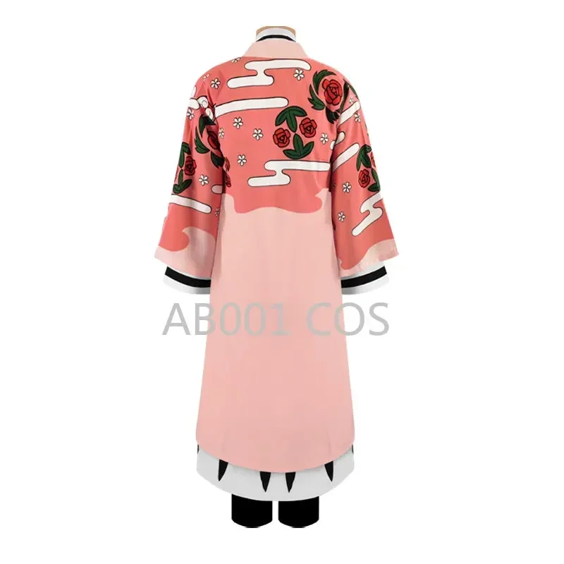 Аниме Отбеливатель Kyoraku Shunsui Косплей Костюм тысячи лет кровавых войн Розовое