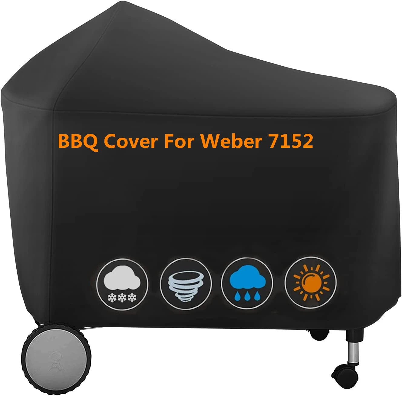 For Weber 7152 Waterproof Charcoal Grills Bbq Covers Outdoor